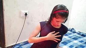 Fucking desi bhabhi hard in doggystyle, her loud moans filling the room. Creampie finish!