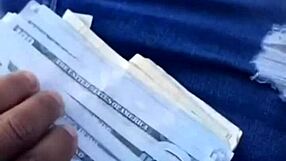 Money makes that pussy wet for cock