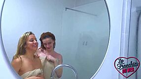 Stella And Emmanuelle, Insatiable French Nymphos In Lingerie, Engage In Wild Foursome Action