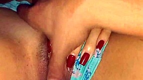 look at this skinny 18+ with big oiled tits in lingerie!