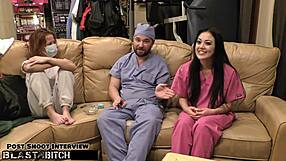 Blaire Celeste's Pussy Gets Filled With Cum In Latex Backstage