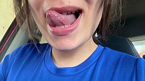 Latina Spits in Mouth While Teasing Ass and Panties