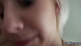 Czech teen seduced in supermarket and rode cock