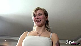 Cougar craves deepthroat and cum on tits