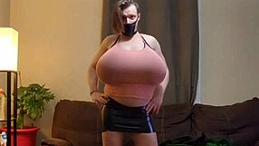 Shanneltrav massive boobs with big tits crossdressing huge transsexual tits