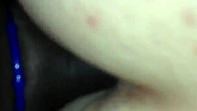 In this interracial scene, a white bitch gets doggystyled by a monster cock and ends with a cumshot