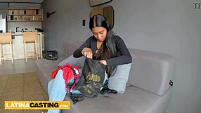 Latina mounts huge cock 😏