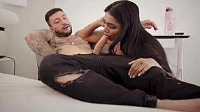 yasmina khan dominated in all holes gangbang