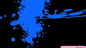 cum-soaked amber fucks helpless plumber with monster cock