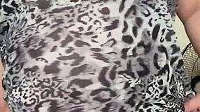 Pregnant Maid Shows Big Boobs and Hairy Pussy Alone