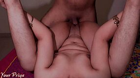 indian husband rips priya's clothes to pound her tight ass hard