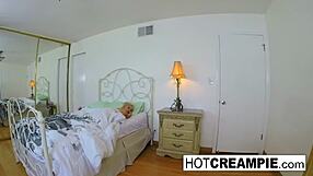 Elsa jean gets woken up for a creampie