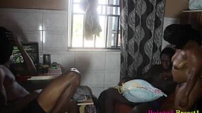 Two Big Black Cocks Pound Wet Pussy