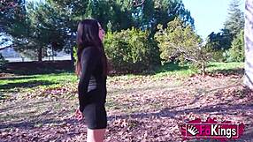 Amaya Castro Tests An Old Cock And A Young 18+ Cock At Once In Her Threesome