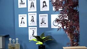 tammie lee gets facial from friend after sex