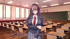 Playing Harem X Shangri-La Route with Beautiful Young Yui and Her Big Tits