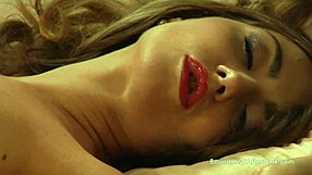 Come here, watch me finger myself. I’m a naked lesbian madame orgasming hard on this bed!