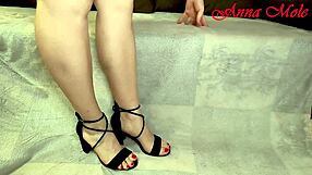 Doggy Pose Shows Feet And Ass Masturbating Pussy To Loud Cum!