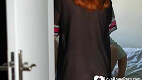 i pounded a gorgeous redhead while the hidden cam recorded everything.