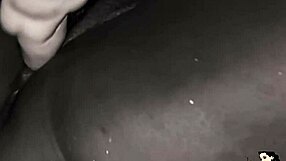 Černá BBW bere velký pták do obří pičky