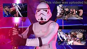 star whores fuck huge monster cocks in cosplay 4some cumshot