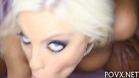 Emily Austin dominates in rough POV hardcore action. Her bent-over moves win every time.