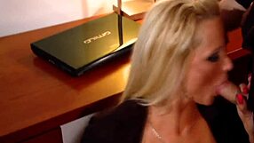 Blonde MILF Mommy Takes Big Cock Anal And Blowjob