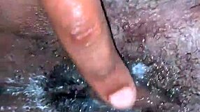 chubby ebony in a creampie scene