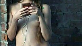 Gorgeous teen gives blowjob to horny cock