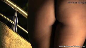 girl from bollywood nude for you in a solo scene with brunette milf vibes