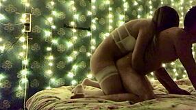 mistresss powerful orgasm in her boyfriends ass with fetish anal doggystyle couple femdom natural tits assfucking