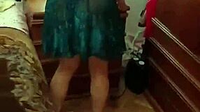 I fucked my mother-in-law hard while my girlfriend slept, filling her with cum.