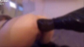 fetish blonde anal destruction and cream pie with toys