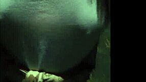 Beautiful Milf Reveals Huge Big Tits While Walking Publicly in Bath