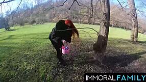 Mia Trejsi Begs For Double Dicks In Egg Hunt Pussy Pounding