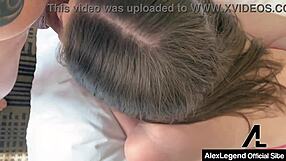 Busty Brunette Alex Chance Deepthroats In POV