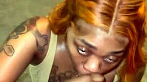 Does the grapefruit get sucked before the gooch in this blowjob?