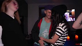 yo, wild college party with busty babes! 🥳