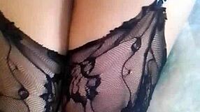 Latina wife enjoys public outdoor activities with teen companion