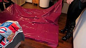 Watch Lady Morgana dominate slave Paolo with strapon!