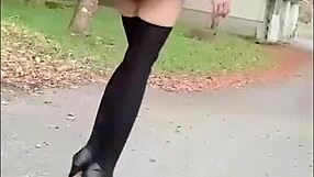 mayu ronne challenge part 3 with heels and cosplay