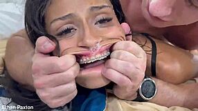 No Mercy for Breiny Zoe in Extreme Rough Puke Piss and Anal Humiliation