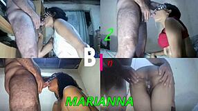 Denna MILF ger snabb blowjob och sväljer en fet laddning sperma