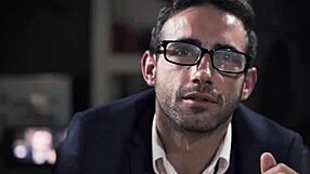 Hot Brunette Babe Engages In 3-Way Sex With Casting Pornstars