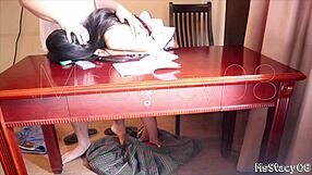 I Got FUCKED By Stepdad While Doing Homework