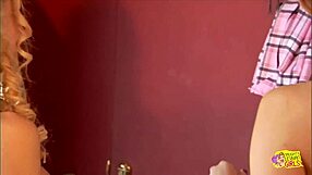 i watched these vintage lesbians destiny and katie kiss sensually