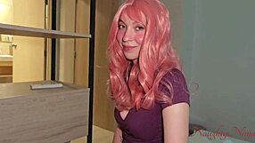 Stepmother Receives Intense Blowjob and Cum in Tight Shorts