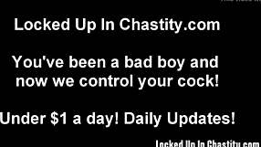i'm locked up in chastity by these two dominant princesses, oh no