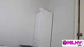 The busty venezuelan offers me her hot water