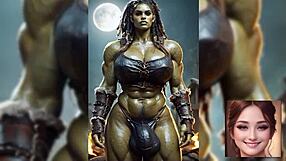 Futanari with Big Futa Cock Stands Out in Wild AI Scene